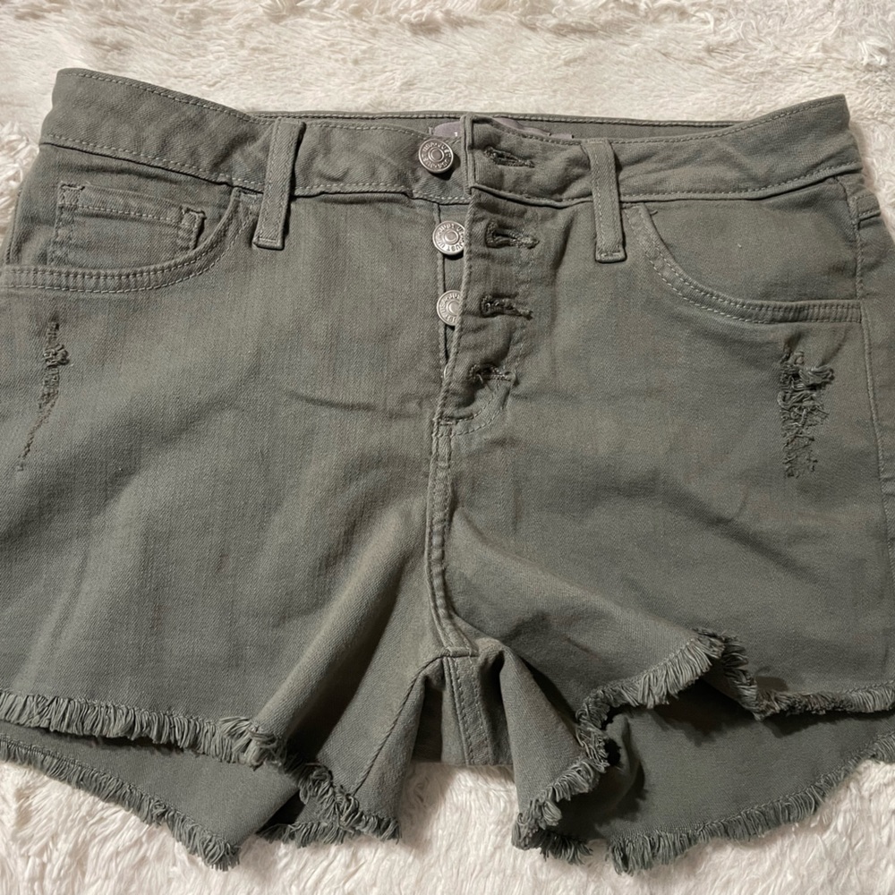 JUST USA Olive Shorts no tags & never worn